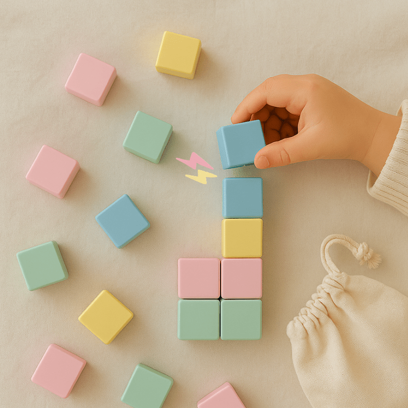 Jeu magnétique enfant MiniMagix – cadeau Noël pour développer créativité et motricité