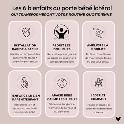 Porte-bébé ergonomique léopard – idée cadeau utile pour fêtes de fin d’année 🎅