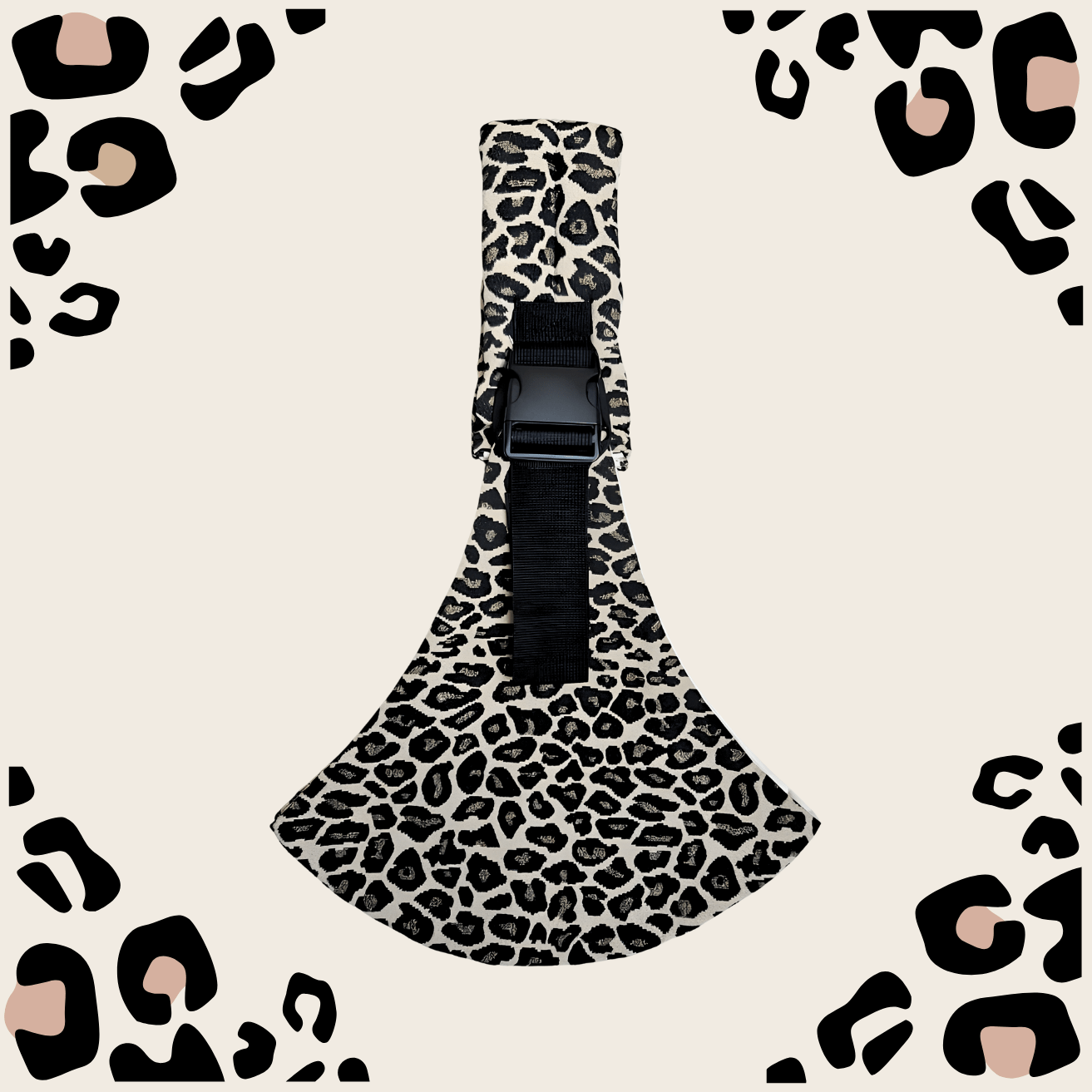 Porte bébé latéral - Léopard Beige - KIDEE