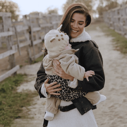 Porte bébé latéral - Léopard Beige - KIDEE