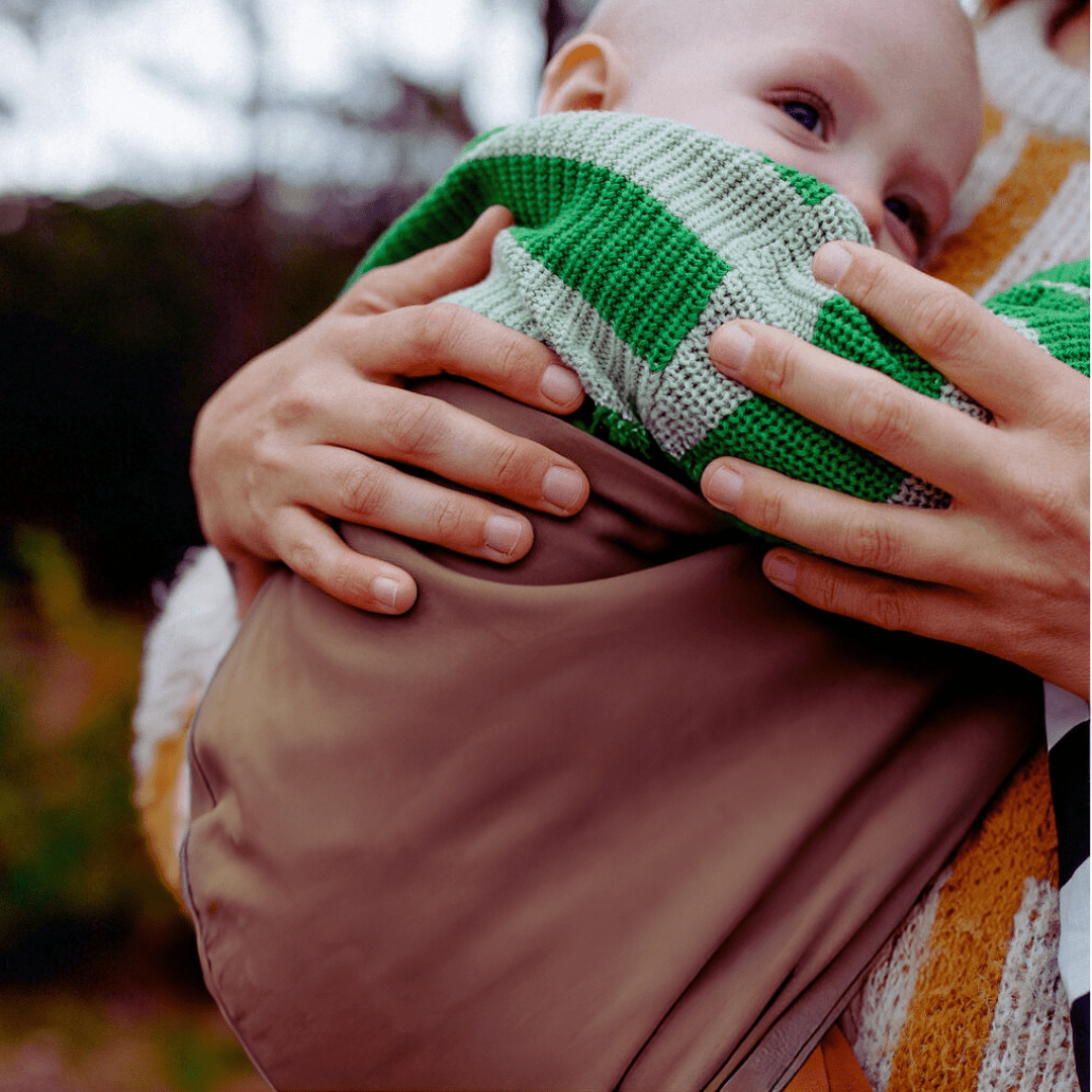 Porte bébé latéral - Marron Beige - KIDEE