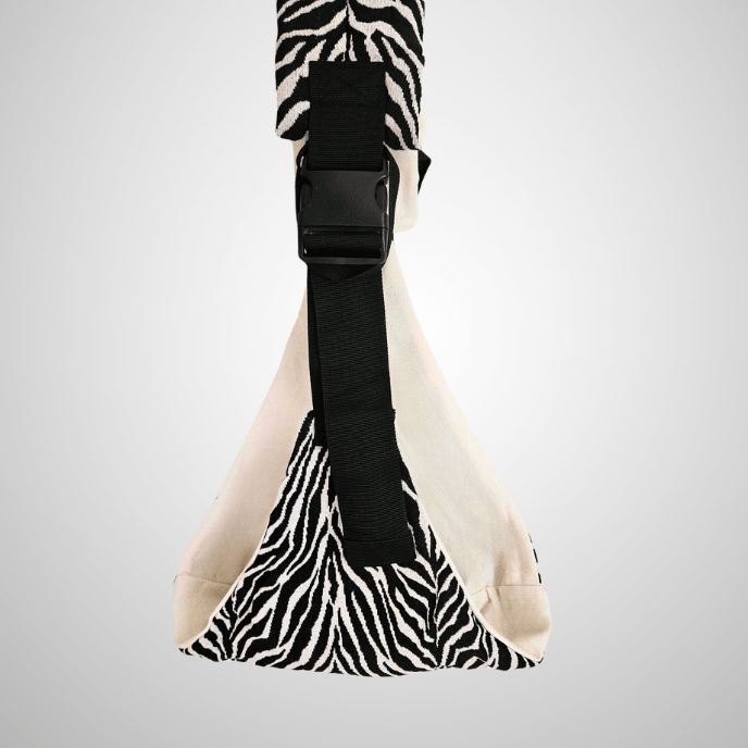 Porte-bébé hanche zébré – idée cadeau utile pour parents actifs et voyageurs 🎅