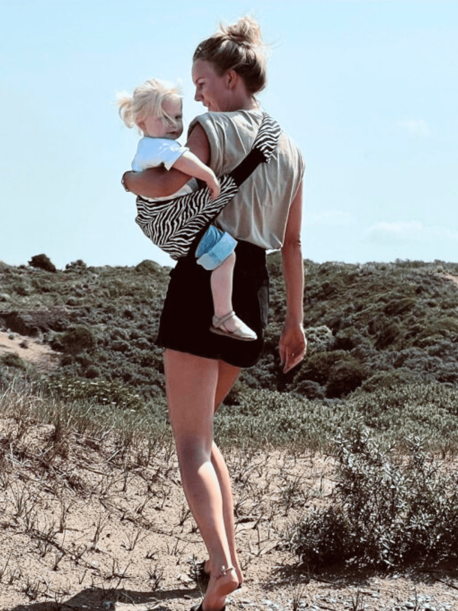 Porte bébé latéral - Zèbre - KIDEE