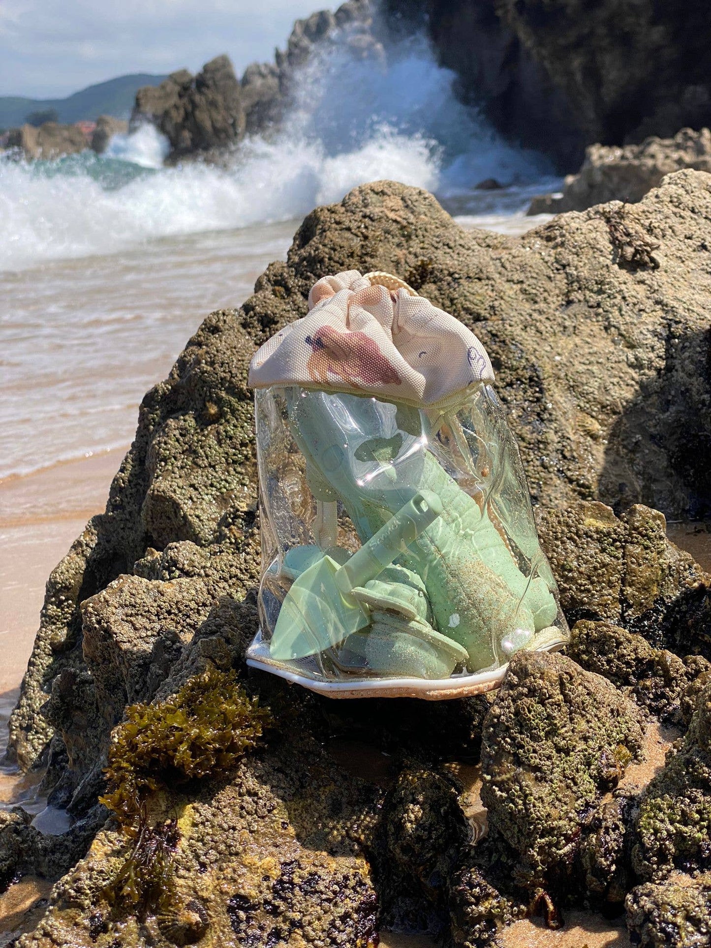 Sac Jouets de Plage Transparent - Play and Store - KIDEE