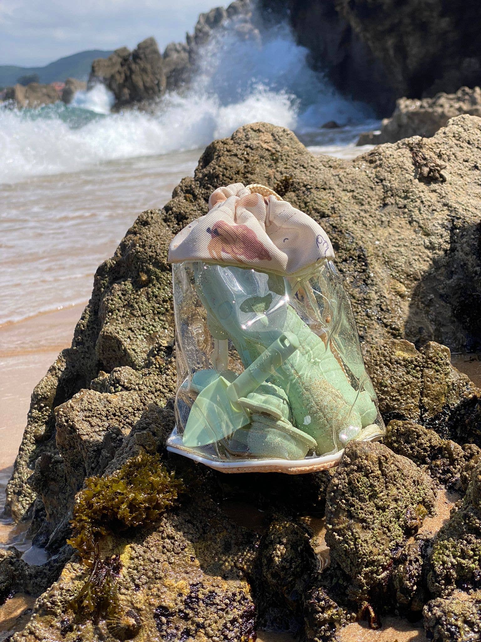 Sac Jouets de Plage Transparent - Play and Store - KIDEE